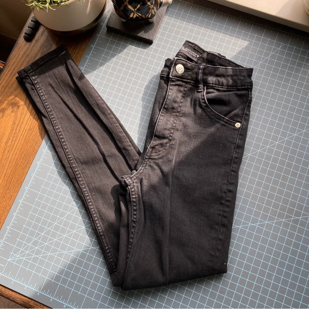 Zara high rise jeans